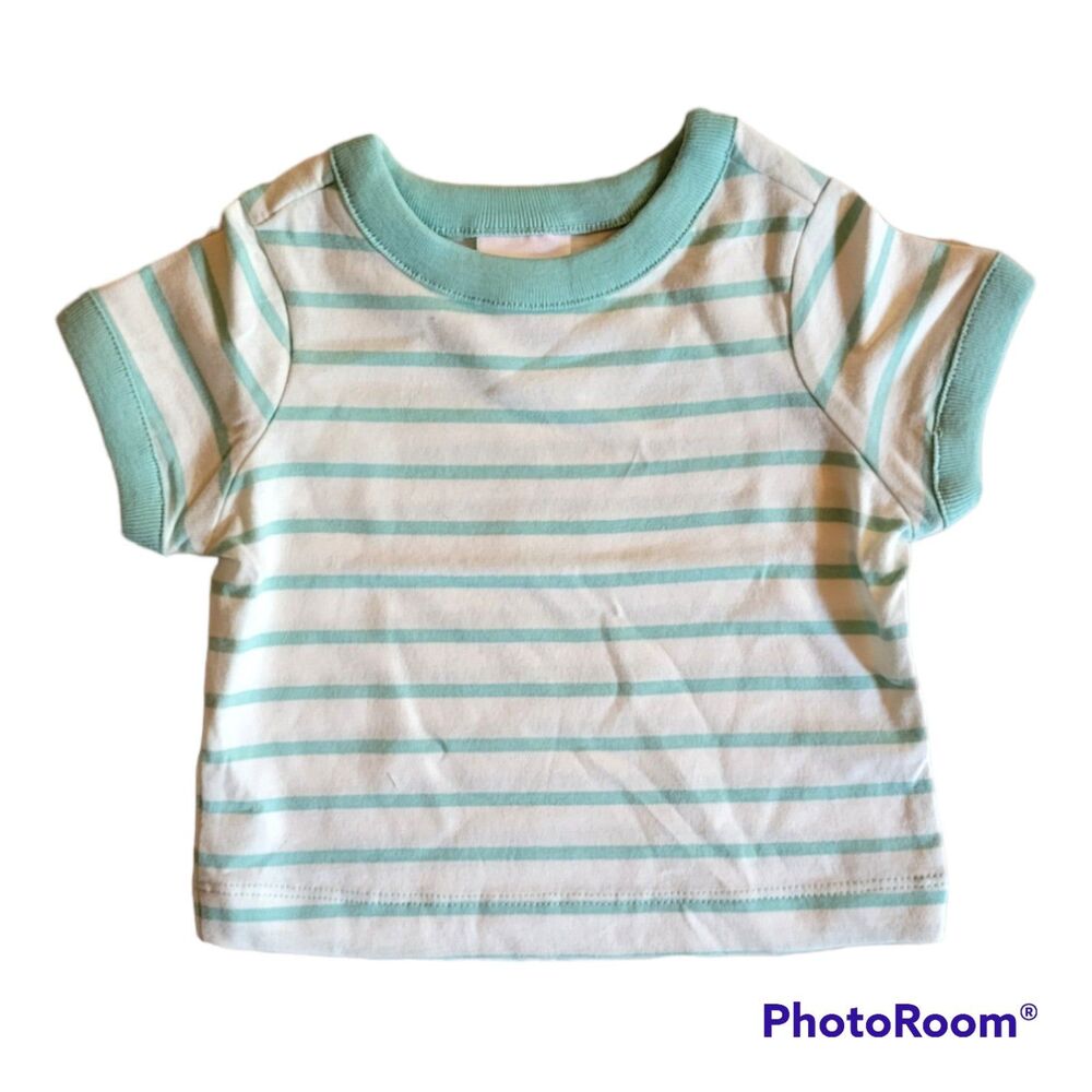 Hanna Andersson striped ringer tee